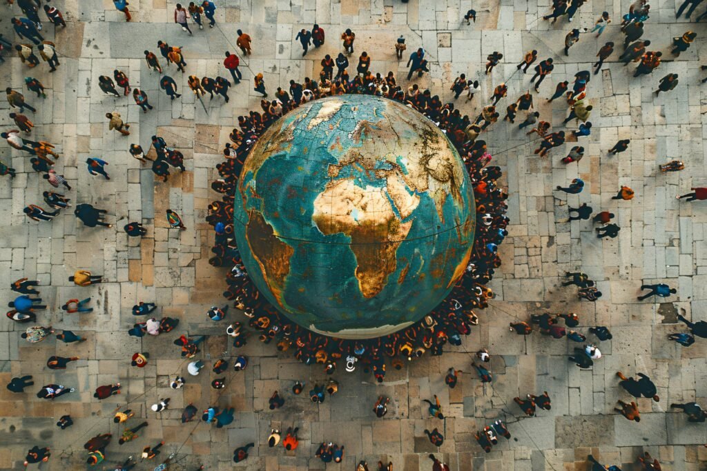 people-celebrating-world-population-day